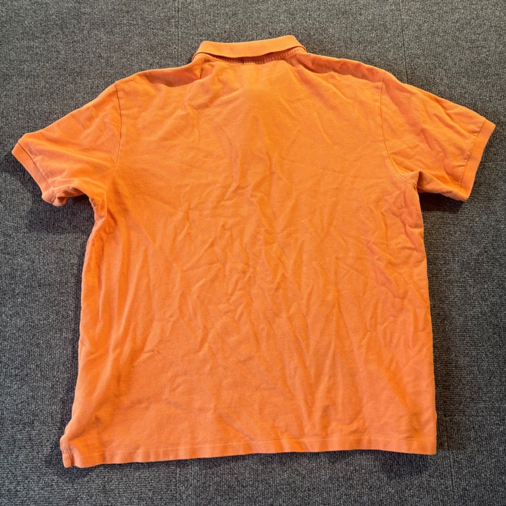 Polo Ralph Lauren Mens Orange Short Sleeve Pique Polo Shirt Big & Tall 1XB - Picture 2 of 7
